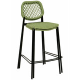 Lucy Counter Stool, Green-Furniture - Dining-High Fashion Home