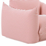 Saint Tropez Outdoor Chair, Red Striped-Furniture - Chairs-High Fashion Home