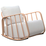 Violette Outdoor Rocking Chair, Terracotta-Furniture - Chairs-High Fashion Home