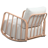 Violette Outdoor Rocking Chair, Terracotta-Furniture - Chairs-High Fashion Home