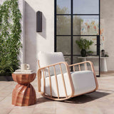 Violette Outdoor Rocking Chair, Terracotta-Furniture - Chairs-High Fashion Home