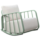 Violette Outdoor Rocking Chair, Mint Green-Furniture - Chairs-High Fashion Home