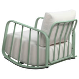 Violette Outdoor Rocking Chair, Mint Green-Furniture - Chairs-High Fashion Home