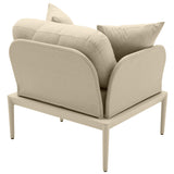 Kapri Outdoor Chair, Taupe-Furniture - Chairs-High Fashion Home