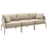 Kapri Outdoor Modular Sofa, Taupe-Furniture - Sofas-High Fashion Home