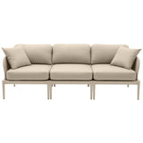 Kapri Outdoor Modular Sofa, Taupe-Furniture - Sofas-High Fashion Home