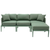 Kapri Outdoor Modular Sectional, Moss Green-Furniture - Sofas-High Fashion Home