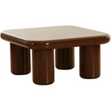 Memphis Coffee Table, Chocolate Brown