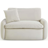 Rachelle Lounge Chair, Cream-Furniture - Chairs-High Fashion Home