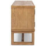 Tamara Media Console, Worn Oak-Furniture - Storage-High Fashion Home