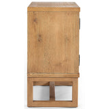 Tamara Small Cabinet, Worn Oak-Furniture - Storage-High Fashion Home