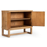 Tamara Small Cabinet, Worn Oak-Furniture - Storage-High Fashion Home