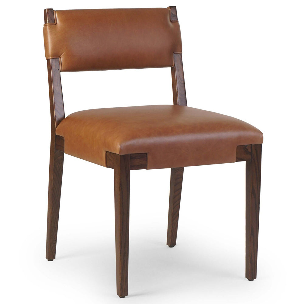 Tamari Leather Dining Chair, Sonoma Chestnut, Set of 2-Furniture - Dining-High Fashion Home