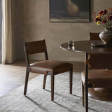 Tamari Leather Dining Chair, Sonoma Chestnut, Set of 2-Furniture - Dining-High Fashion Home