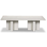 Terrell Outdoor Coffee Table, Matte White