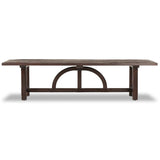 The Arch Dining Table, Medium Brown