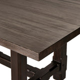 The Arch Dining Table, Medium Brown