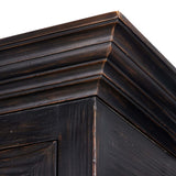 The Johnny Walker Doors Cabinet, Distressed Black