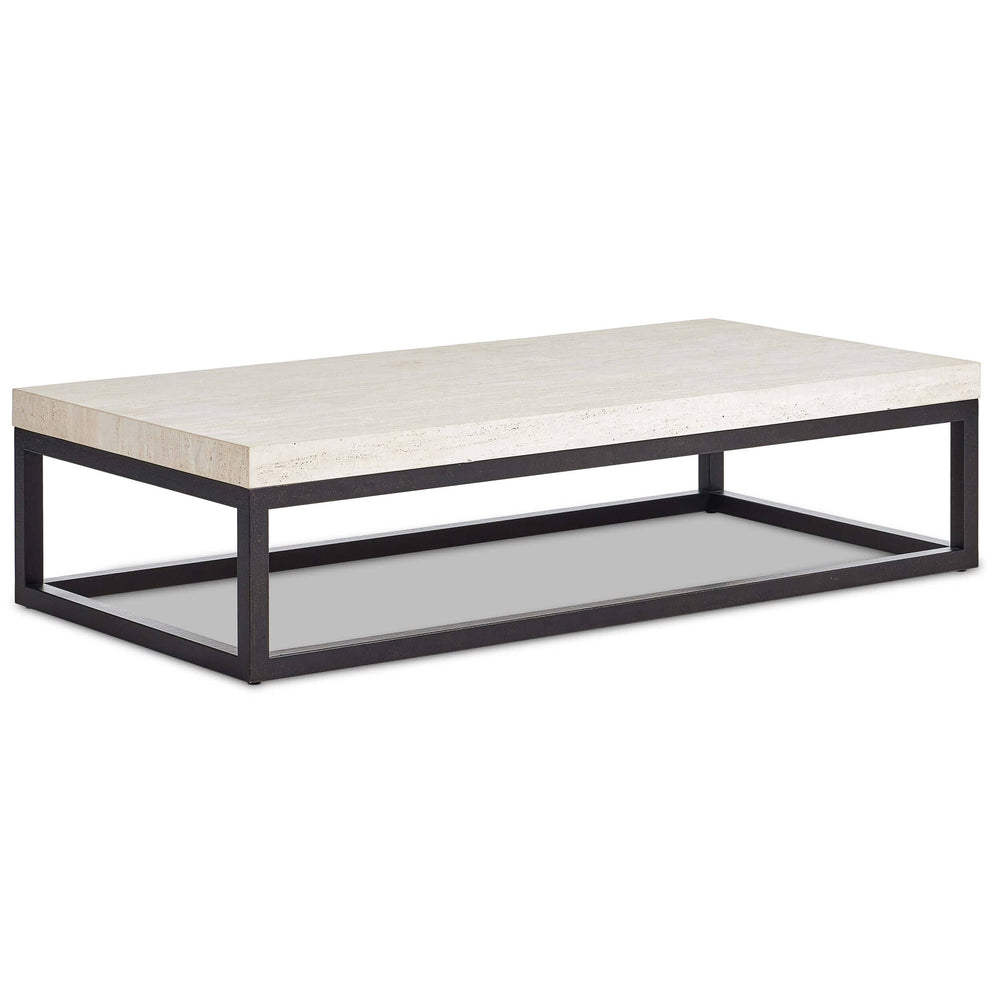 The Rectangular Coffee Table, Travertine