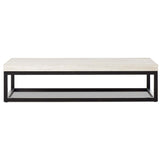 The Rectangular Coffee Table, Travertine