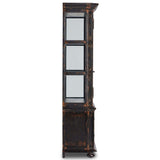 The "You Will Need A Lot of Hinges" Cabinet, Distressed Burnt Black