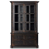 The "You Will Need A Lot of Hinges" Cabinet, Distressed Burnt Black