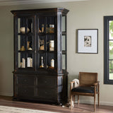 The "You Will Need A Lot of Hinges" Cabinet, Distressed Burnt Black