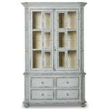 The "You Will Need A Lot of Hinges" Cabinet, Distressed Grey Blue