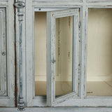 The "You Will Need A Lot of Hinges" Cabinet, Distressed Grey Blue