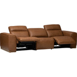 Theo 3 Piece Power Recliner Sectional, Aline Butternut