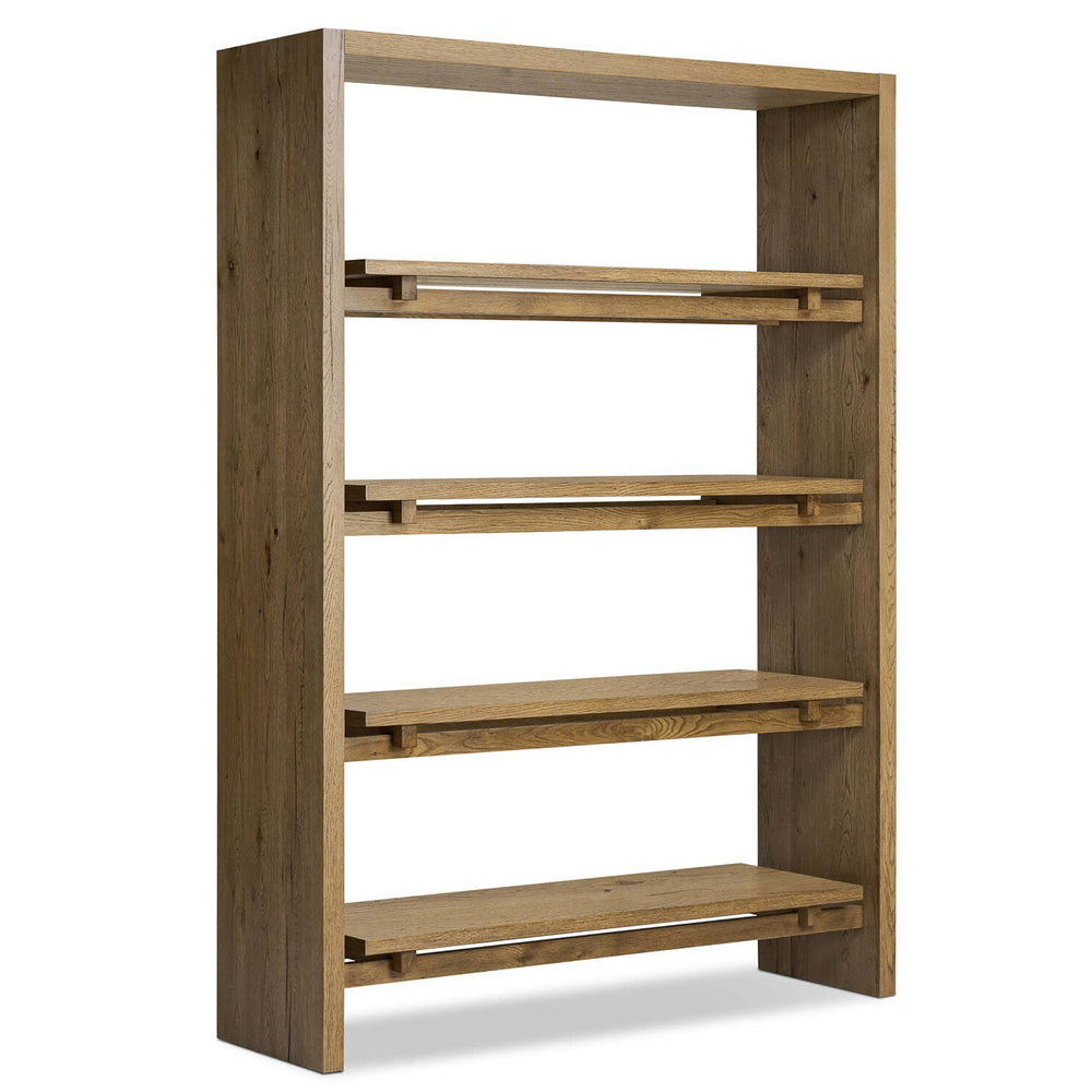 Theodore Bookcase, Rustic Amber Oak