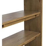 Theodore Bookcase, Rustic Amber Oak