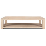 Thomas Coffee Table, Bleached Oak-Furniture - Accent Tables-High Fashion Home