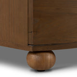 Tiago Marble Top Chest, Toasted Oak-Furniture - Storage-High Fashion Home