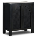 Tilda Bar Cabinet, Black Wash