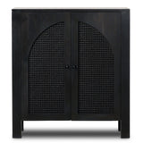 Tilda Bar Cabinet, Black Wash