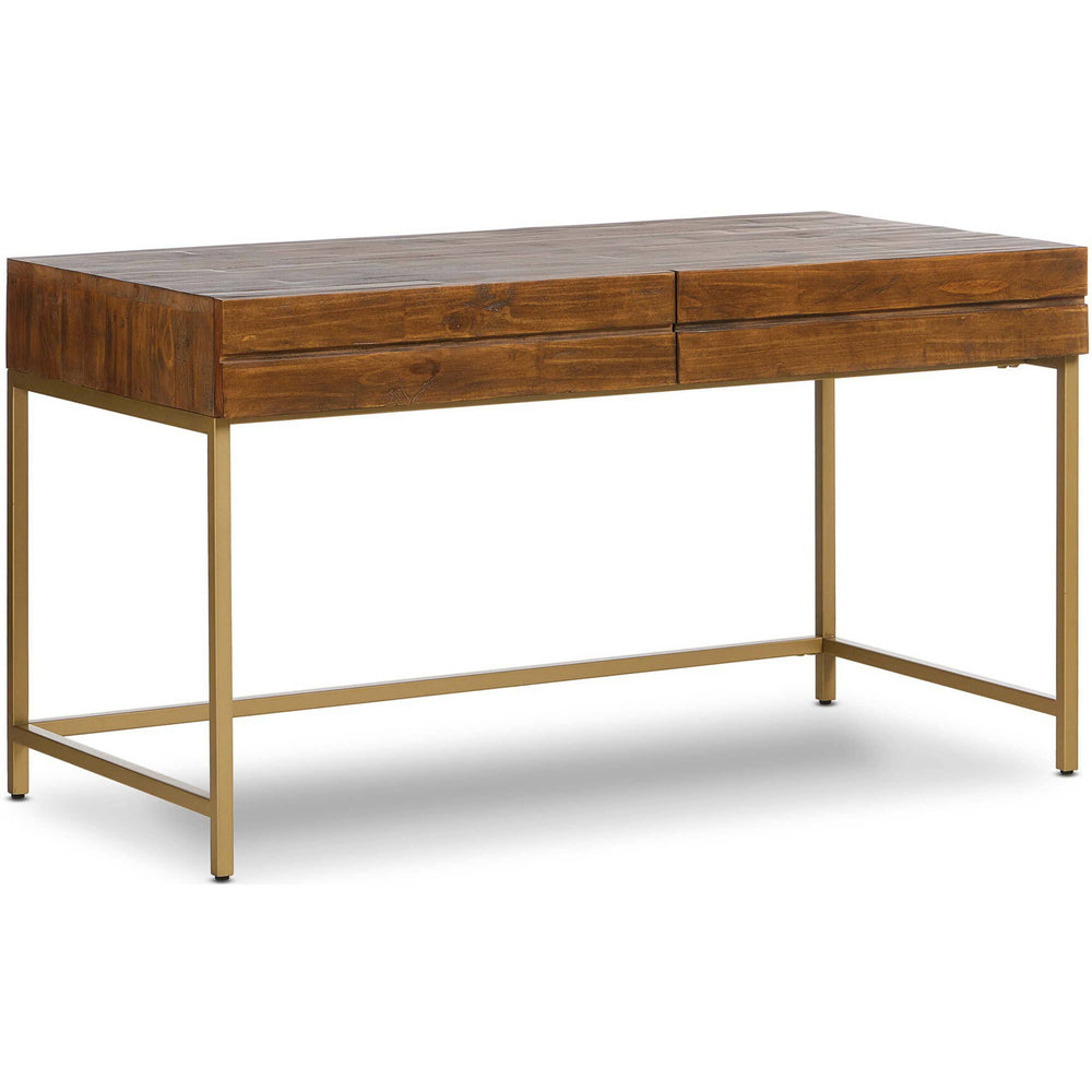 Tiller Desk, Vintage Brown