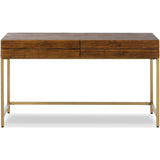 Tiller Desk, Vintage Brown