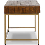 Tiller Desk, Vintage Brown