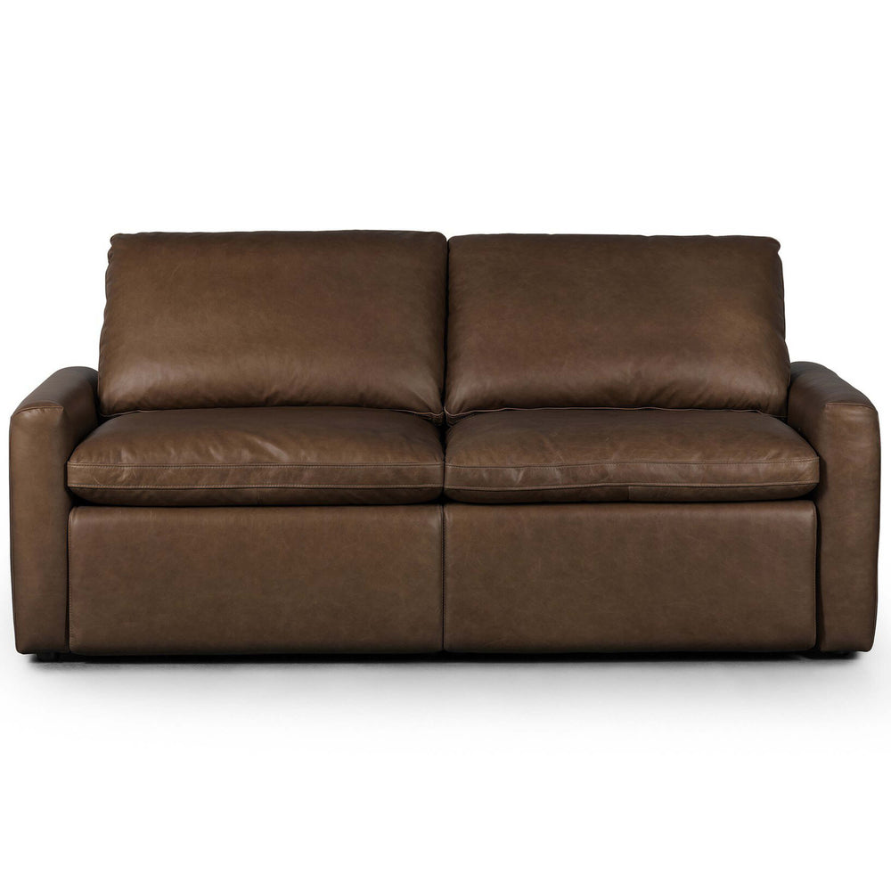 Tillery Leather Power Recliner 2-Piece Sectional, Sonoma Coco