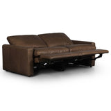 Tillery Leather Power Recliner 2-Piece Sectional, Sonoma Coco