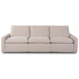 Tillery Power Recliner 3 Piece Sectional, Laken Stone-Furniture - Sofas-High Fashion Home