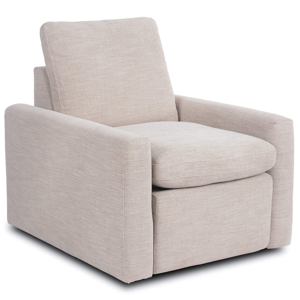 Tillery Power Recliner Chair, Laken Stone-Furniture - Chairs-High Fashion Home