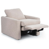 Tillery Power Recliner Chair, Laken Stone-Furniture - Chairs-High Fashion Home