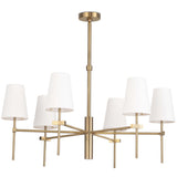 Toni Large Chandelier, Natural Brass-Lighting-High Fashion Home