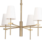 Toni Large Chandelier, Natural Brass-Lighting-High Fashion Home