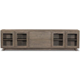 Toni Media Console, Worn Oak-Furniture - Storage-High Fashion Home