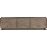 Toni Media Console, Worn Oak-Furniture - Storage-High Fashion Home