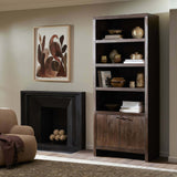 Torrington Bookcase, Umber-Furniture - Storage-High Fashion Home