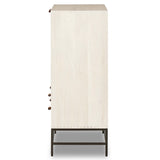 Trey Bar Cabinet, Dove Poplar-Furniture - Storage-High Fashion Home